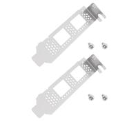Briny River 2pcs Soportes de Perfil Bajo para Tarjetas de Red Compatible con Mellanox MCX4121A-ACAT ConnectX-4 LX 25GbE Ethernet