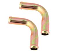 Briny River 2X Adaptador de Conector de Manguera de Calefacción con Codo de 90° para Refrigerante de Sistemas Automotrices 5/8" x 5/8" en 16mm x 16mm