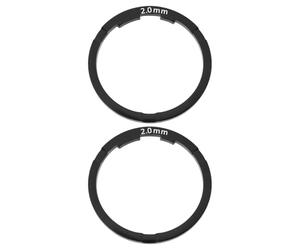 Briny River 2X Espaciadores de Buje Libre de 2 Mm Compatibles con Cassette de 10 Velocidades Y Buje Libre de 11 Velocidades para Bicicleta.