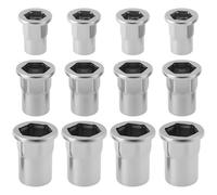 Briny River 30 Tuercas Remachables Hexagonales Métricas de Acero Inoxidable 304 M6/M8/M10 Aptas para Maquinaria de Fijación Industrial.