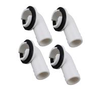 Briny River 4 Piezas Conector de Manguera de Drenaje de Aire Acondicionado Adecuado para Mini Aires Acondicionados de Ventana de 20 Mm.