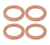 Briny River 4 sellos de tornillo de drenaje de aceite de motor 90430-14M09 compatibles con Yamaha F25A, F25D, FT25B