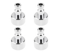 Briny River 4 Unidades Conectores BSP de Liberación Rápida para Aerógrafo de 1/8" Adecuados para Conectar Y Desconectar Herramientas de Pintura.