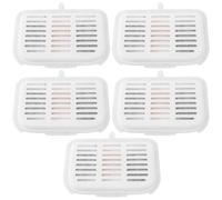 Briny River 5 filtros de fuente de agua inalámbricos compatibles con EVERSWEET MAX 3,105.2 ml/3L fuente automática para gatos 13,2 x 10 cm filtros de purificación de agua para mascotas