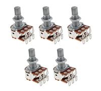 Briny River 5 pastillas MN250K M7 de mezcla métrica con bloqueo medio para guitarra eléctrica y bajo