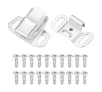 Briny River 5 Pestillos de Rodillo Simple con Tornillos para Puertas de Armario Superpuestas