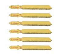 Briny River 6 Hojas de Vástago en T T150RFF de 76 Mm de Largo Y 54 Mm de Largo Herramienta para Cortar Baldosas de Grano de Carburo de Grano 50 Hojas con Punta de Carburo para Cortar Granito Y Mármol