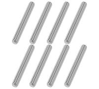 Briny River 8 Postes para Rueda de Pulgar de Puente de Guitarra de 6 A 32 Roscas Compatibles con El Puente ABR-1 Color Plateado