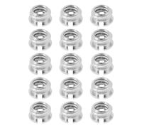 Briny River Adaptador de Casquillo para Trípode de Cámara (15 Unidades) Tornillo de Conversión de Casquillo de Latón de 1/4" A 3/8" 5,5 Mm