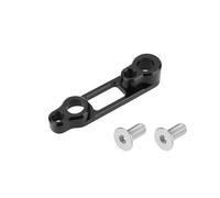 Briny River Adaptador de freno de disco trasero de montaje plano negro de aleación de aluminio de 52 mm para bicicleta de carretera de montaña de 140 mm/160 mm