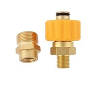 Briny River Adaptador de Hidrolavadora TR22 IG Easy Lock A M22 AG Compatible con Kärcher HD HDS ProHD Serie con Rosca TR22 Easy!Lock