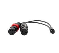 Briny River Cable Adaptador Mini-XLR de 5 Pines TA5F A 2 XLR de 3 Pines Compatible con Presonus HP2 Amplificador de Auriculares