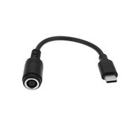 Briny River Cable de Carga DC7450 Hembra A USB Tipo C Macho Compatible con DELL Compatible con HP Portátiles 15cm