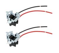 Briny River Juego de 2 cables para bombillas halógenas H7 para coche, compatible con bombillas LED HID halógenas H7 (longitud de la línea: 18 cm)