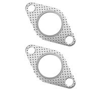 Briny River Junta de Brida para Tubo de Escape de Coche 2 X 38 Mm 2 Orificios para Sellado Universal de Escape de Coche Y Motocicleta