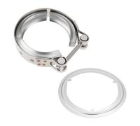 Briny River Junta de Tubo de Escape Y Abrazadera de Banda en V de 75 Mm 1K0253115T de Acero Inoxidable Compatible con Audi A1 A3 7H0253115B