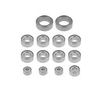 Briny River Kit de rodamientos sellados para vehículos todoterreno de 14 piezas compatible con Buggy Losi MicroB 1/24 (5 x 8 x 2,5 mm, 3 x 6 x 2,5 mm, 2 x 5 x 2,5 mm, 1,5 x 4 x 2 mm)