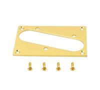 Briny River Marco de Montaje para Pastillas de Puente de Guitarra Compatible con Telecaster Tele Guitarras de 77 X 50 Mm (dorado)