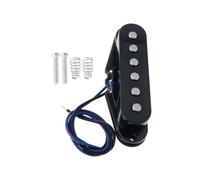 Briny River Pastilla de guitarra eléctrica Alnico de 50 mm 5-6K 2.2H 5 pastillas de bobina única compatibles con guitarra eléctrica estilo ST/SQ