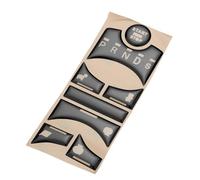 Briny River Pegatinas para Botones de Consola de Coche Compatible con Jaguar XF 2012-2015