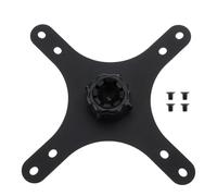 Briny River Placa de soporte portátil para monitor con tornillos compatible con agujeros de montaje estándar VESA (75 x 75 mm/100 x 100 mm), cabeza de bola de 17 mm