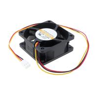 Briny River Ventilador de refrigeración de 3 pines FD126025EB DC12V 0.42A para chasis de servidor pequeño, routers de red, interruptores, 60 x 60 x 25 mm