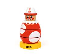 BRIO - 30237 Push & Turn Clown | Juguetes para niños pequeños a Partir de 12 Meses