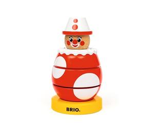 BRIO - 30237 Push & Turn Clown | Juguetes para niños pequeños a Partir de 12 Meses