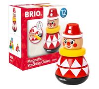 BRIO 30490 Payaso apilable magnético | Juguetes para bebés a Partir de 12 Meses (Ravensburger 63049000)