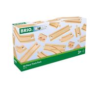 BRIO 33772 Paquete de v as especiales: conjunto de 50 piezas de v as de tren de madera