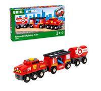 BRIO - 33844 Tren Juego Primera Edad, Negro, Rojo, Color Blanco, + 3 años (33844)