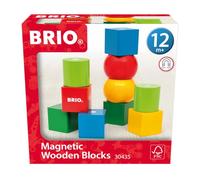 BRIO - Bloques de Madera Magnéticos, Formas y Colores, Bloques de Construccion, Juguetes Bebés 1 Año o más