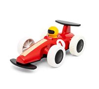 BRIO Coche de Carreras Grande con retrofricciòn,Juegos educativos,Ergonómico y Seguro, Edad 18+ Meses