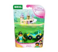 BRIO- Disney Princess Jasmine & Wagon Ferrocarril, Multicolor, Talla única (Ravensburger 63335900)