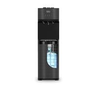 Brio Dispensador de agua de carga inferior autolimpiable, acero inoxidable negro, 3 ajustes de temperatura, agua caliente, habitación y fría, aprobado por UL/Energy Star