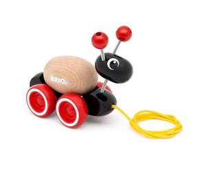 BRIO - Hormiga de Arrastre, Madera, Habilidades Motrices, Juguete Niño 1 Año o Más