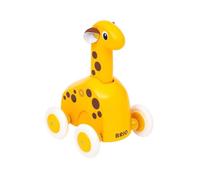 BRIO - Jirafa pulsa y avanza, juego para la primera infancia, edad recomendada 12 meses (30229)
