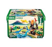 BRIO® WORLD Ferrocaril de madera Dinosaurio Deluxe Set