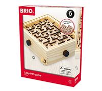 BRIO - Laberinto, Juego de Mesa de Madera con 2 Canicas, Edad 6+ Años