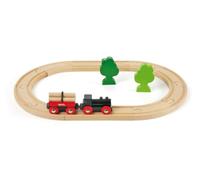 BRIO - Set Circuito de Tren con bosquecito (33042) | Circuito de tren de madera con bosquecito, para niños a partir de 24 meses, como juguete de madera, para ampliar el circuito.