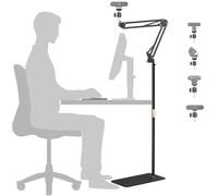 Brio - Soporte de piso para cámara web, soporte de piso de metal compatible con cámaras web Logitech Brio 4K, 100 101,301 300,500, C270, C310