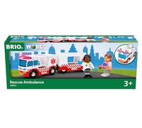 BRIO World - 36035 Rettungswagen | Zugset-Zubehör für Kinder AB 3 Jahren