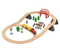 BRIO World AB 33909 - Countryside Hill Set, Set de ferrocarril, Multicolor
