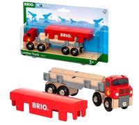 BRIO World - Camiòn maderero, vehículos y Juegos en Madera, 6 Piezas, Edad 3+ Añ