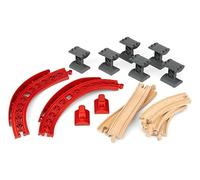 BRIO World - Conjunto de vías con Curvas ascendentes, Accessorios para Circuito de Tren, 16 Piezas, Edad 3+ Años
