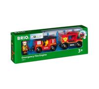 BRIO World Fire & Rescue Emergency Fire Engine for Kids Age 3 Years Up - Wooden