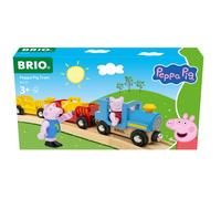 BRIO World - Peppa Pig Train - Wooden Train for Kids Age 3 Years Up - Railway Ac