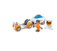 BRIO World - Rover Espacial, Juguete Niño 3 Años con Astronauta | Juguete para niños 3 años con rover espacial, remolque, astronauta y robot. Compatible con el mundo ferroviario BRIO.