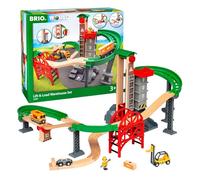 Brio Maqueta 53.033.887 – Set Almacén Levanta y Carga, madera, 32 piezas