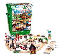 BRIO® WORLD Ferrocaril de madera Mi primer tren - set premium